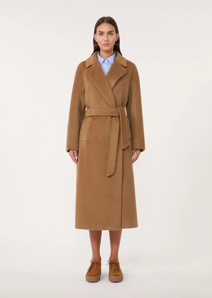 CAPPOTTO LUNGO IN LANA E ALPACA - TEMPERA