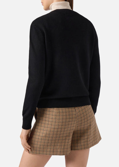 MAGLIONE NEW QUEEN IN MISTO CASHMERE | VACANZE DI NATALE SPECIAL EDITION - QUE0010