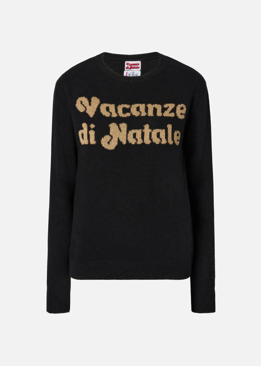 MAGLIONE NEW QUEEN IN MISTO CASHMERE | VACANZE DI NATALE SPECIAL EDITION - QUE0010