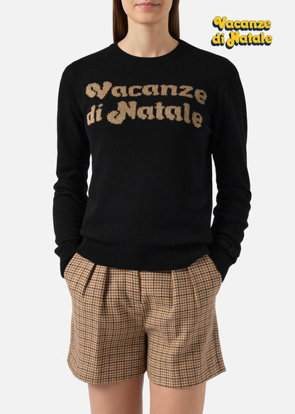 MAGLIONE NEW QUEEN IN MISTO CASHMERE | VACANZE DI NATALE SPECIAL EDITION - QUE0010