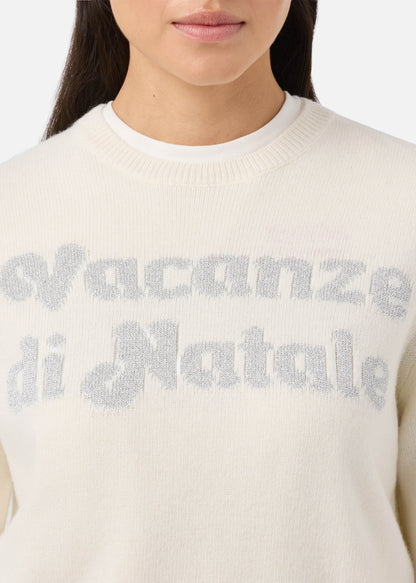 MAGLIONE NEW QUEEN IN MISTO CASHMERE | VACANZE DI NATALE SPECIAL EDITION - QUE0010