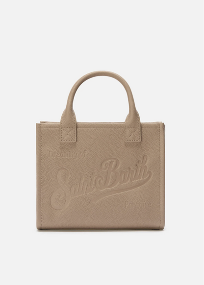 BORSA A SPALLA VANITY BAG MIDI IN PELLE MARTELLATA- VANMD001