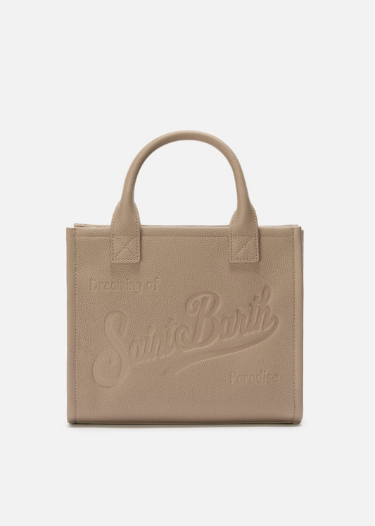 BORSA A SPALLA VANITY BAG MIDI IN PELLE MARTELLATA- VANMD001
