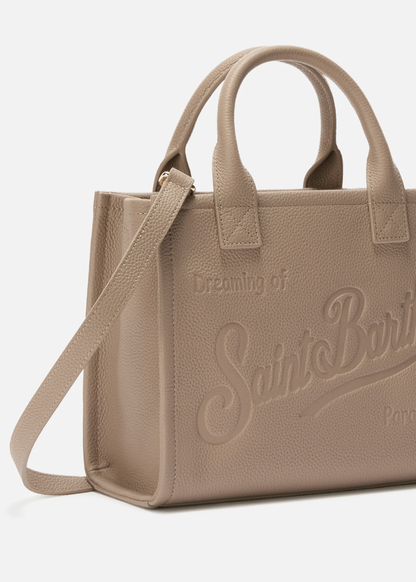 BORSA A SPALLA VANITY BAG MIDI IN PELLE MARTELLATA- VANMD001