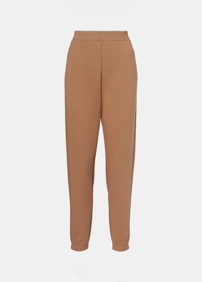 PANTALONE JOGGING IN JERSEY - VIOLINO