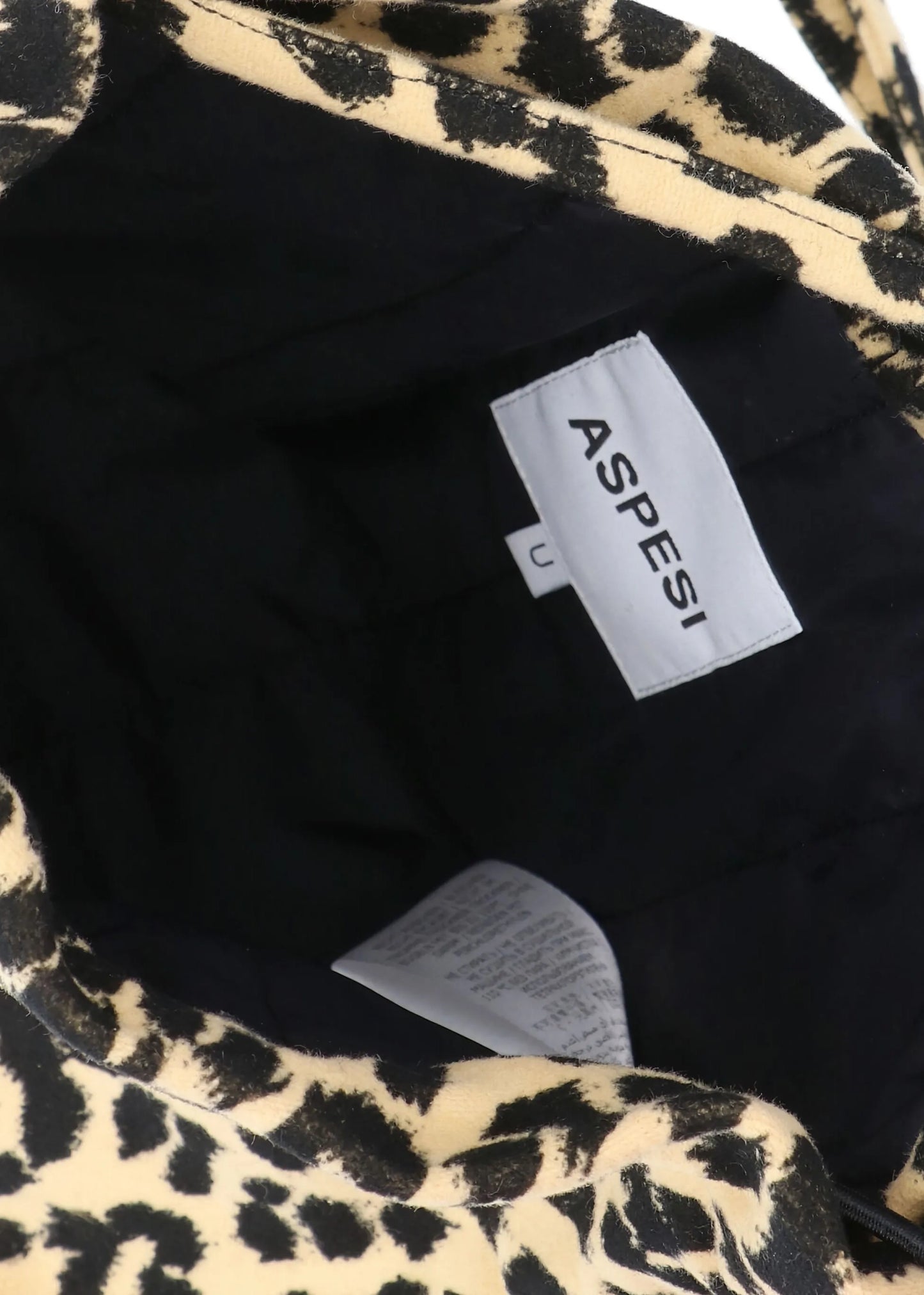 BORSA A SPALLA FUSTIAN LEOPARDATA - W5BB032D589