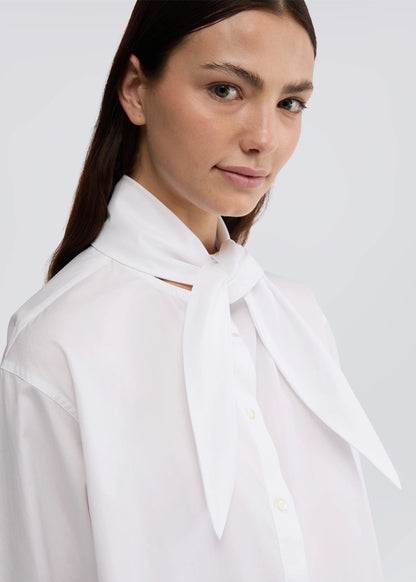 CAMICIA CON COLLO ANNODABILE - 5436C118