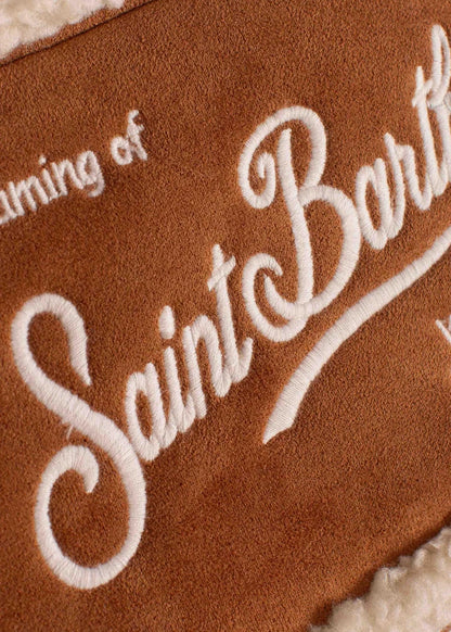 POCHETTE ALINE "DREAMING OF SAINT BARTH" IN SHEARLING - ALI0033