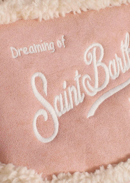 POCHETTE ALINE "DREAMING OF SAINT BARTH" IN SHEARLING - ALI0033