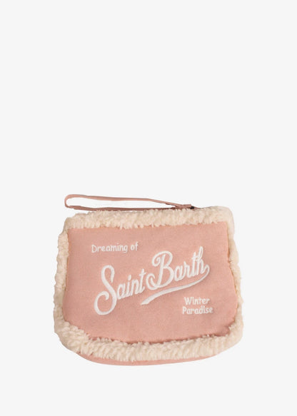 POCHETTE ALINE "DREAMING OF SAINT BARTH" IN SHEARLING - ALI0033